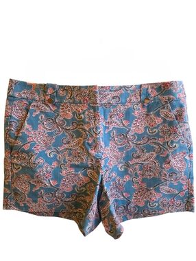 LOFT Blue Paisley Print Women's Shorts